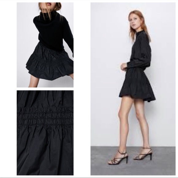 Zara Taffeta Skirt - Picture 5 of 8